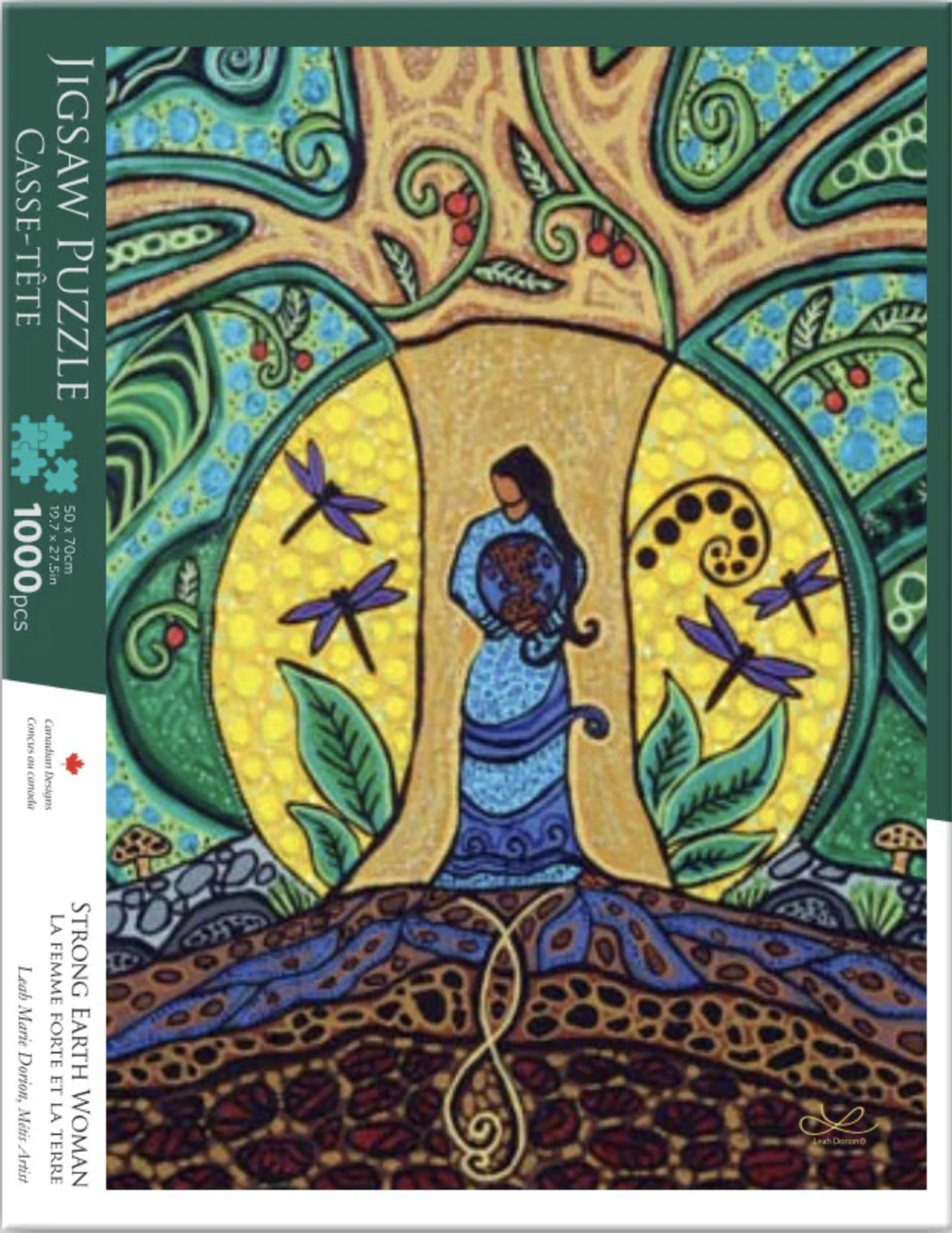 Leah Marie Dorion - Strong Earth Woman - Puzzle
