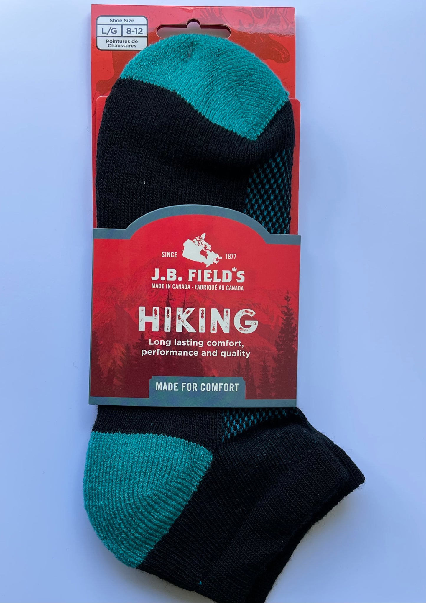 Ankle Mesh Hiker Socks Black/Turquoise